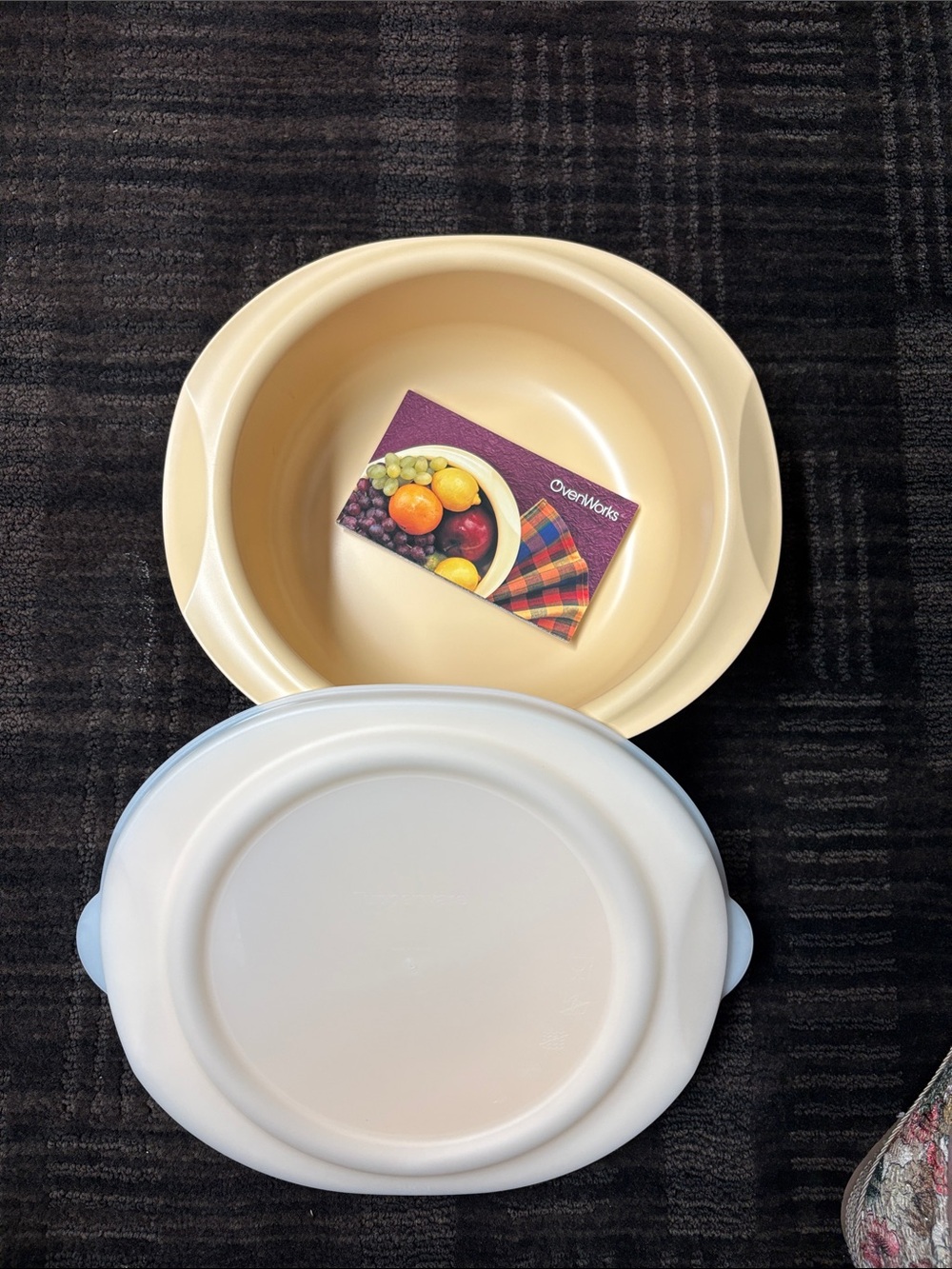 Brand New Vintage 3 piece Tupperware OvenWorks 2 qt casserole